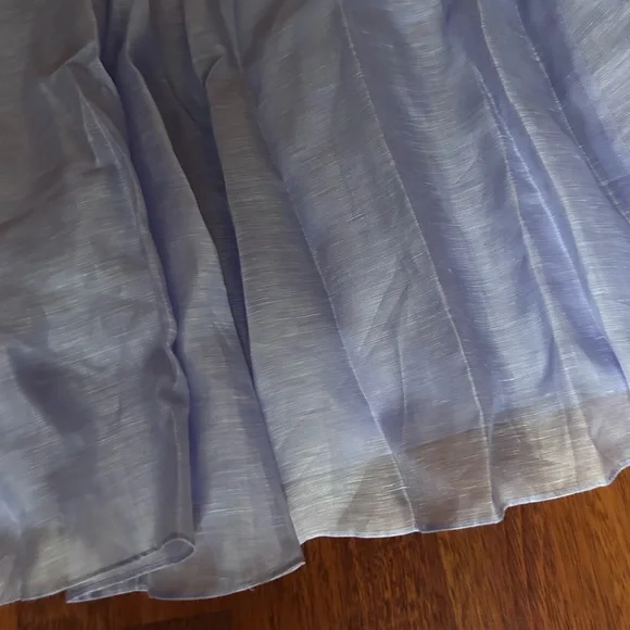 NWT Zimmermann Belted Linen Organza Maxi in Periwinkle Skirt 0 US4 - Picture 8 of 17